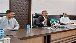 نشست خبری دکتر عباس صلاحی اردکانی رییس مرکز تحقیقات و آموزش کشاورزی و منابع طبیعی استان تهران با موضوع معرفی مزارع نوآوری و دستاوردهای مرکز