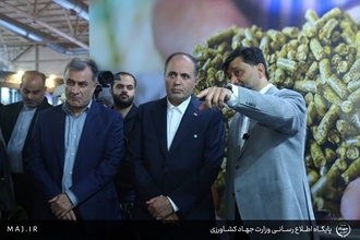  بازدید وزیر جهاد کشاورزی از بیست و پنجمین  نمایشگاه بین‌المللی دام و طیور و آبزیان و صنایع وابسته 