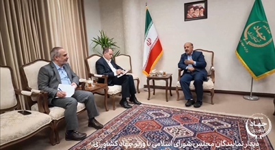 ملاقات نمایندگان مجلس شورای اسلامی با وزیر جهاد کشاورزی 
