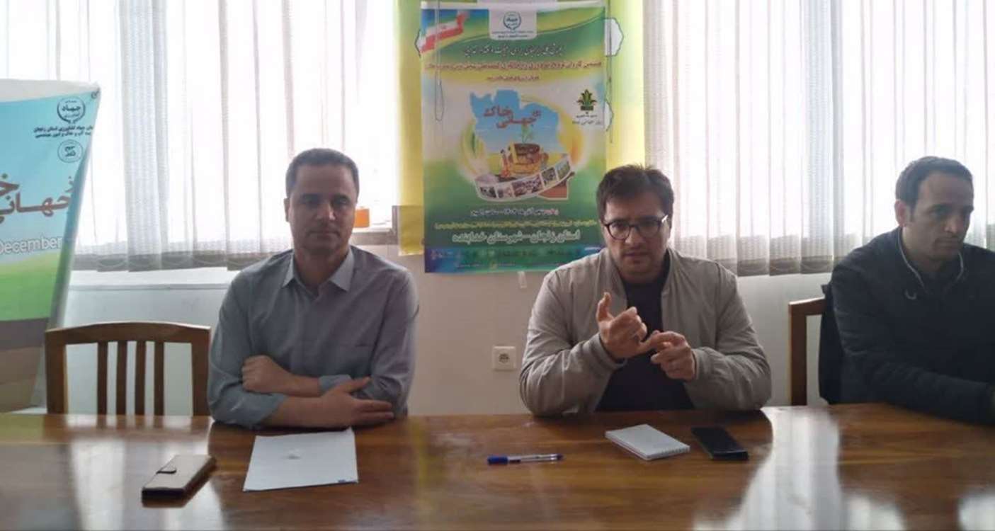 برگزاری هشتمین کاروان ترویج الگوی کشت ملی در مدیریت جهاد کشاورزی شهرستان خدابنده زنجان